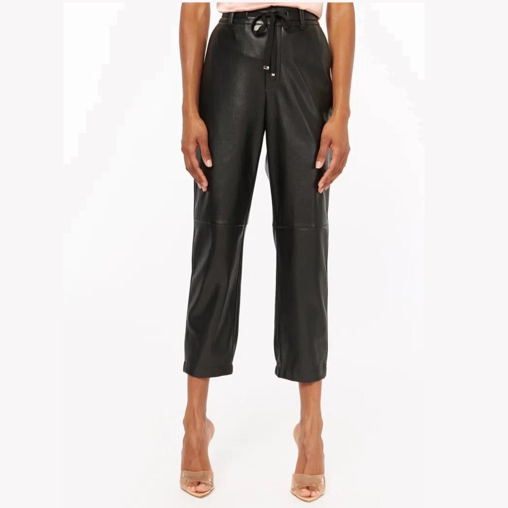 Cami NYC Adene Vegan Leather Pants in Black Small NWT